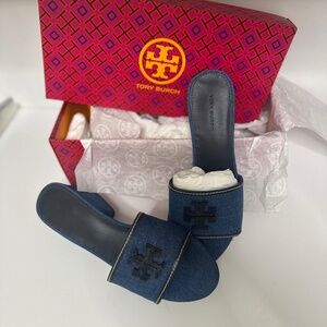 Authentic BRAND NEW Tory Burch Denim/Tory Navy